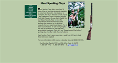 Desktop Screenshot of mauisportingclays.com