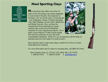 Tablet Screenshot of mauisportingclays.com